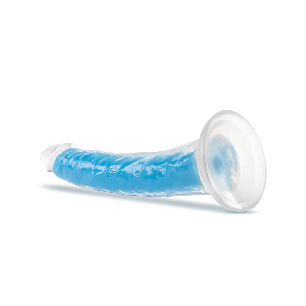 Neo Elite Prysm Glow In The Dark Neon Blue 7-Inch Dildo - Image 8