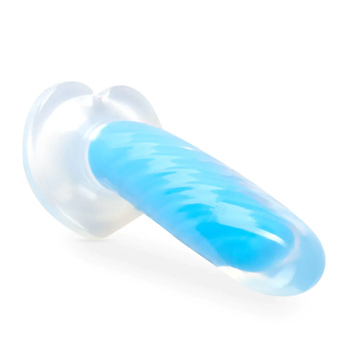 Neo Elite Tao Glow In The Dark Neon Blue 7-Inch Long Dildo - Image 6