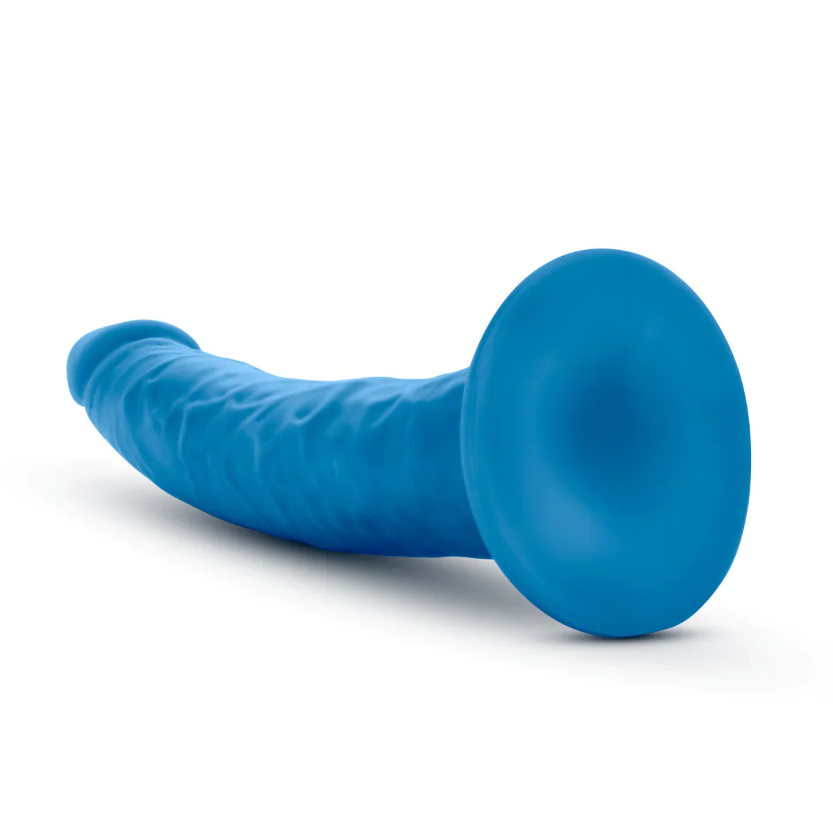 Neon Blue 7.5-Inch Long Dildo - Image 9