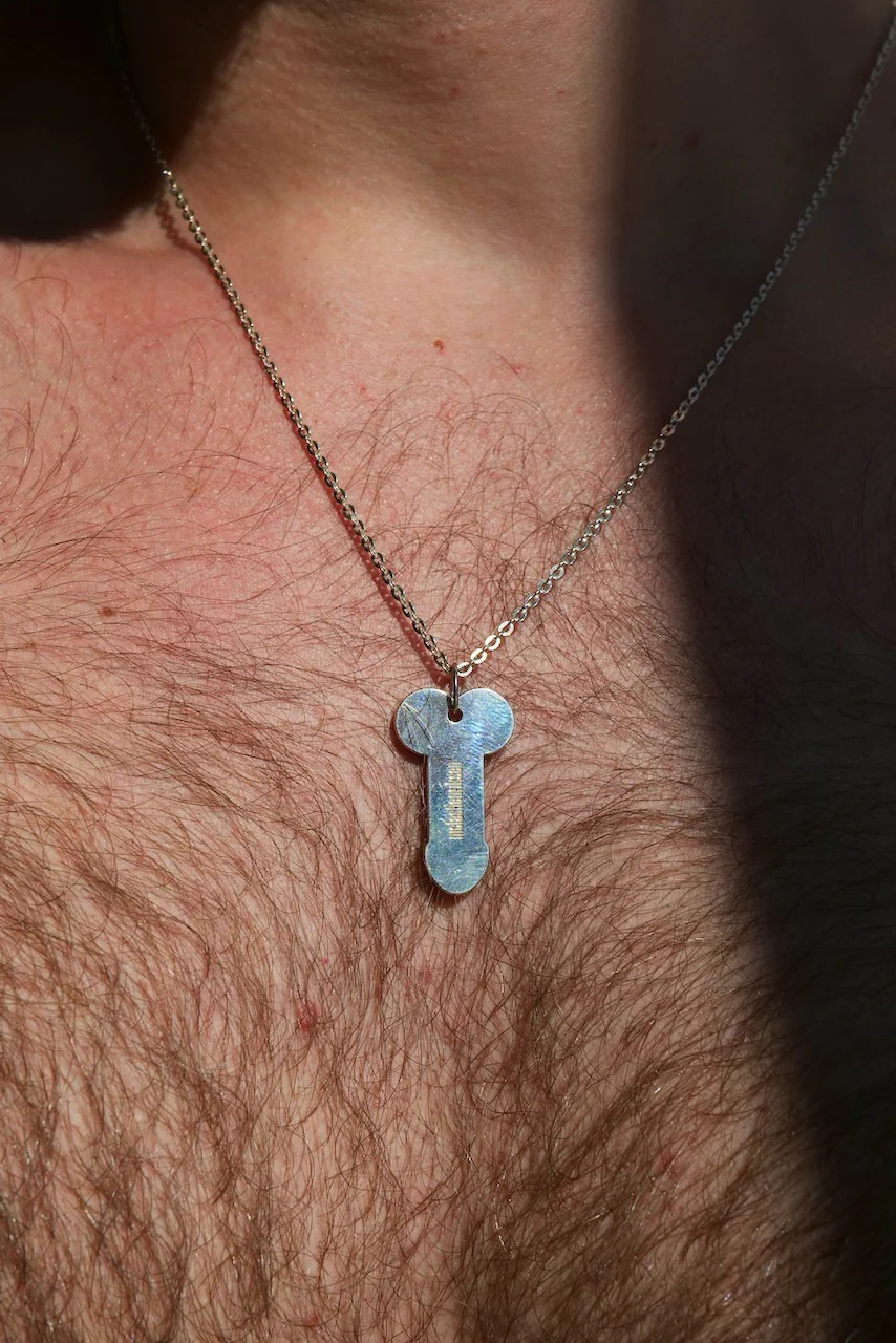 NICLAS HENRIKSEN THE D NECKLACE SILVER - Image 3
