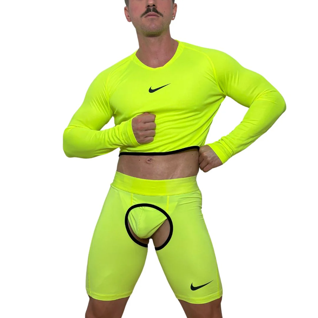 Nike Sport Neon Green Total Look BY SNEAKERMASK - Image 2