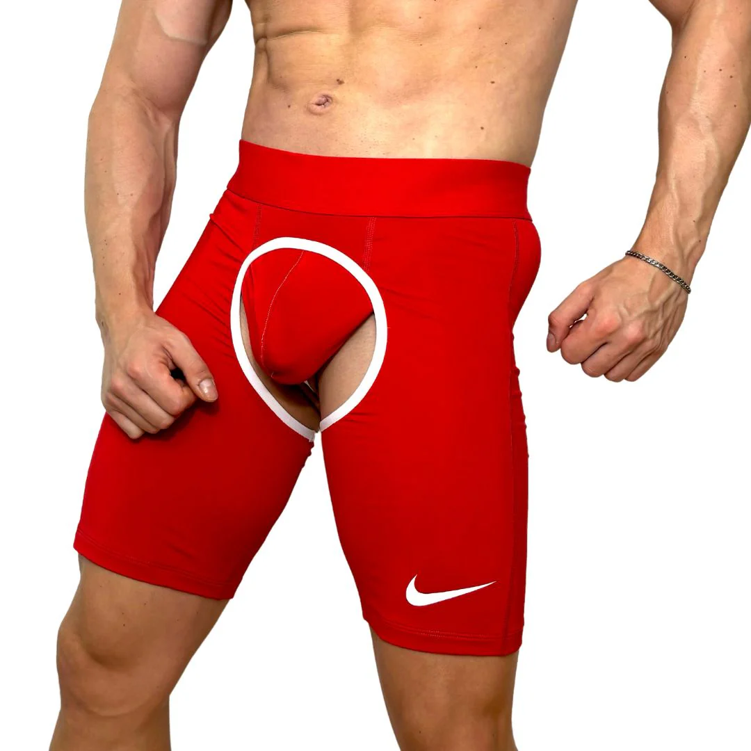 Nike Sport Red Short Chaps By SNEAKERMASK - Image 2