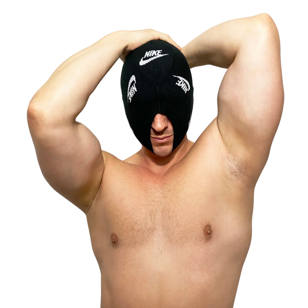 JUST DO IT SPORT SOCKSUCKER BLACK MASK BY SNEAKERMASK - Image 4