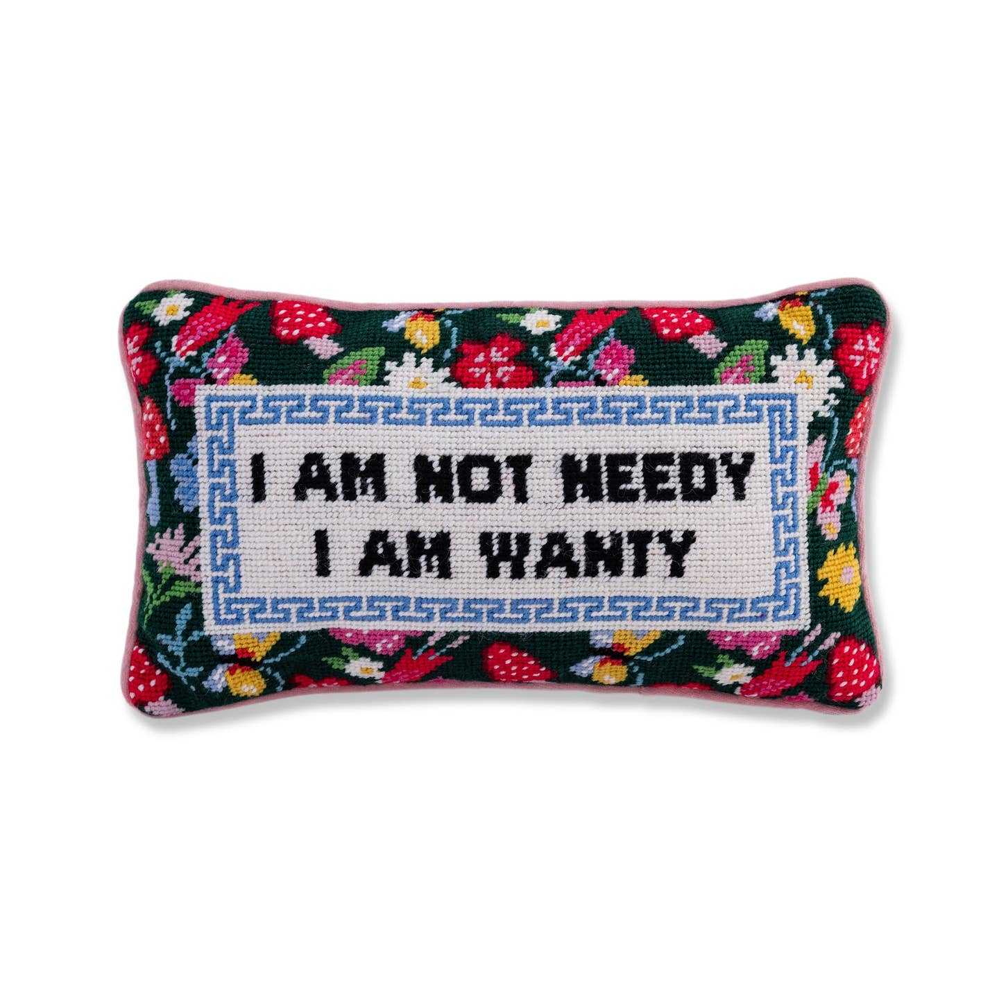 Not Needy Needlepoint Pillow - Image 2
