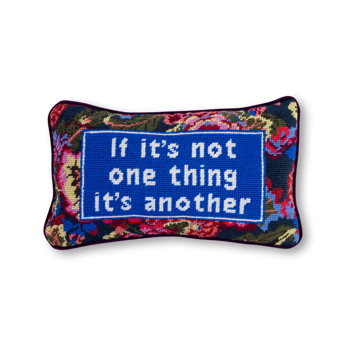 Not One Thing Needlepoint Pillow - Image 2