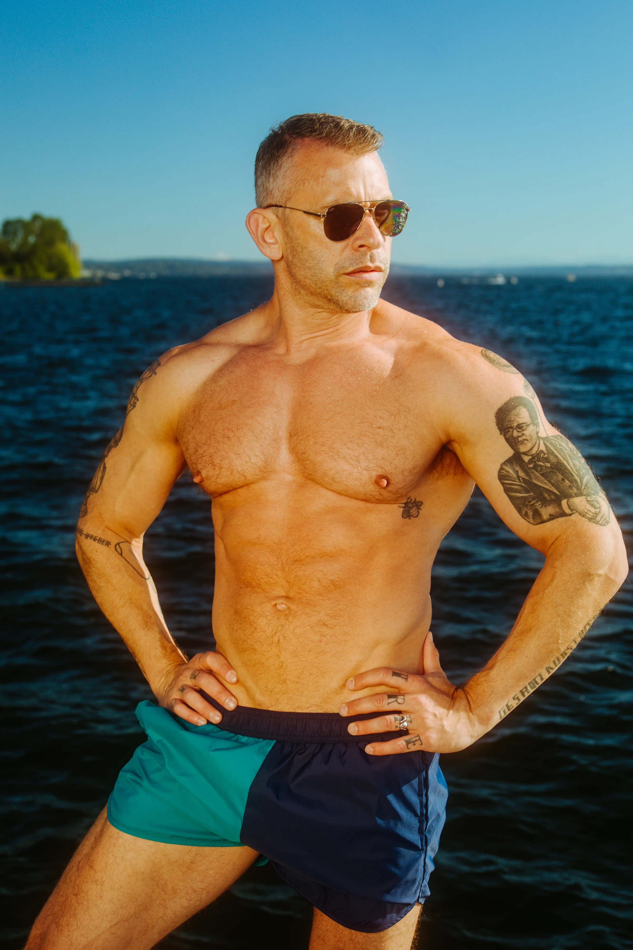 NUDD SHORTS - AQUA/ BLUE - Image 6