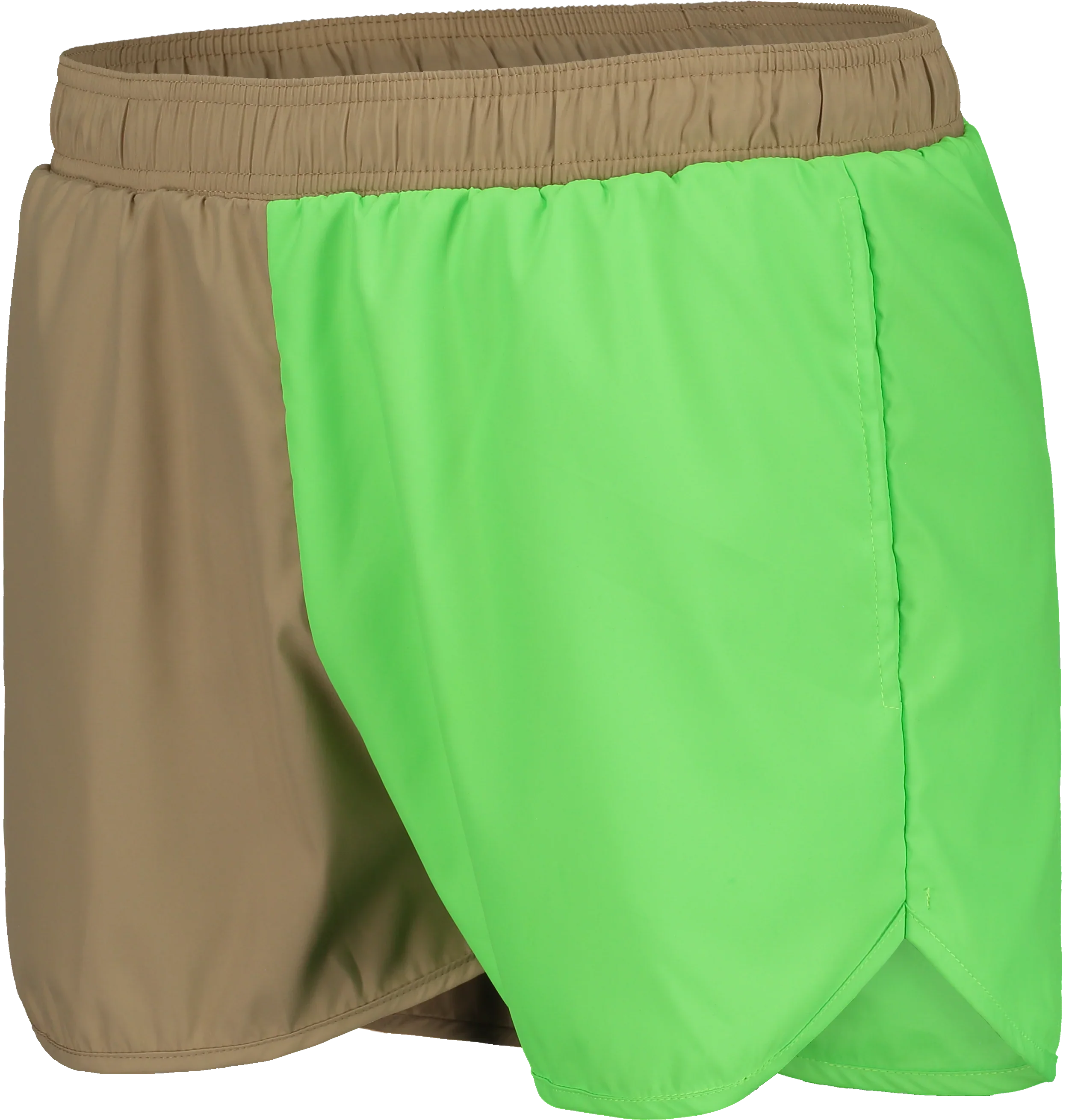 NUDD SHORTS - GREEN/ BEIGE - Image 4
