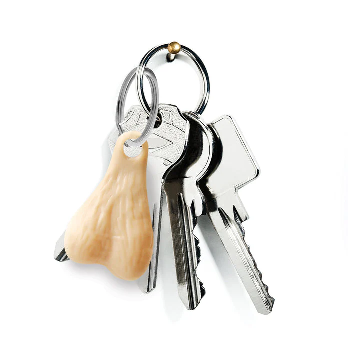 Big Ballers Nuts Keychain - Light - Image 6