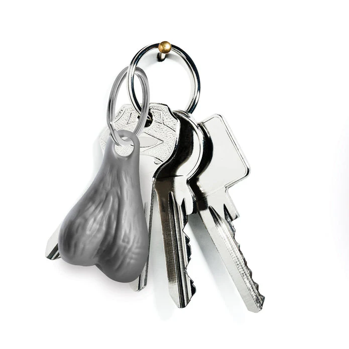 Big Ballers Nuts Keychain - Silver - Image 5