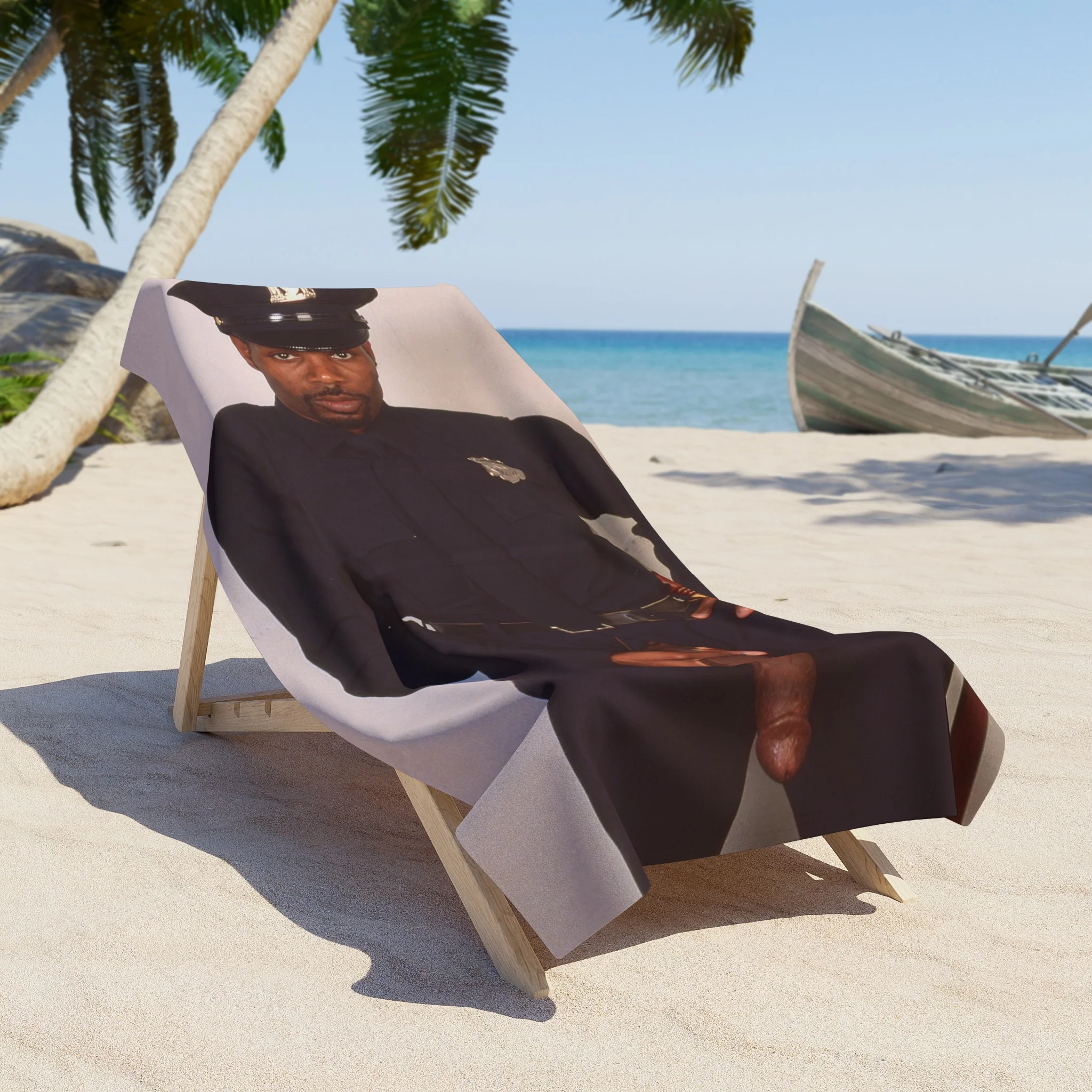 OFFICER Beach Towel by CHUCK x CULTUREEDIT - Image 3