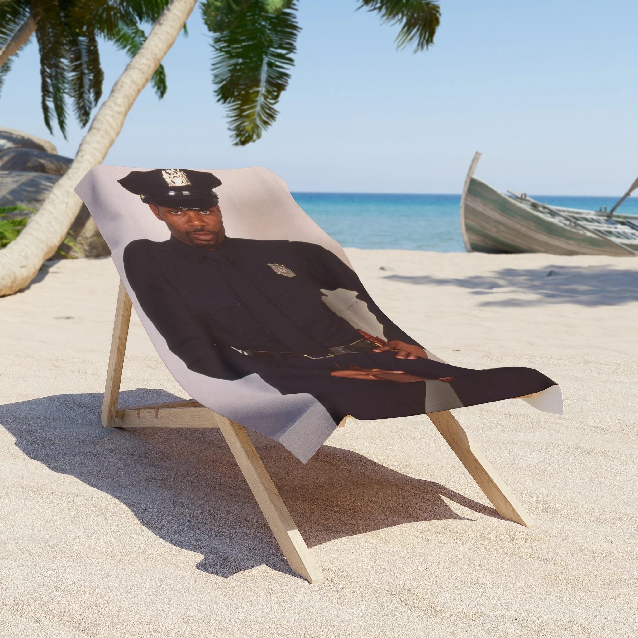 OFFICER Beach Towel by CHUCK x CULTUREEDIT - Image 4