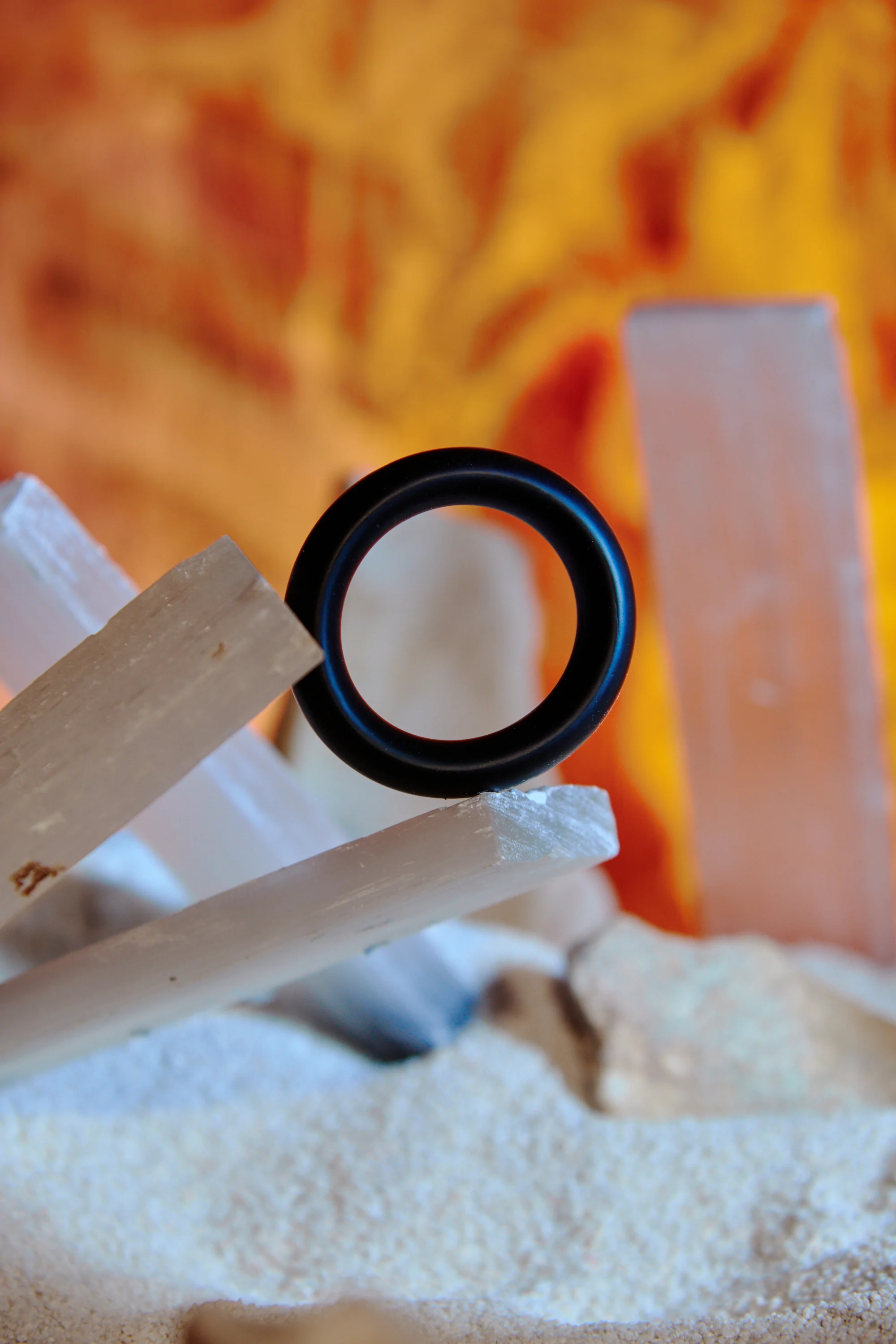 OptiMALE Silicone Cock Ring 40mm - Black
