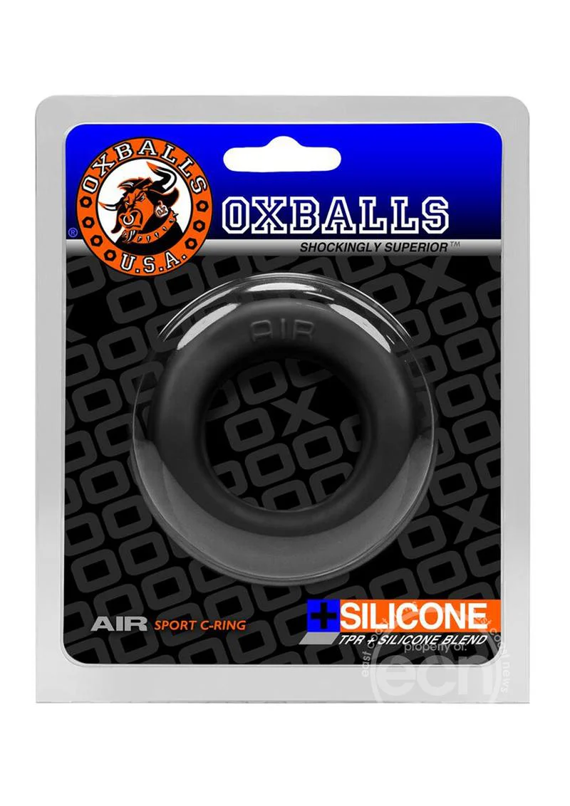 Oxballs Air Silicone Blend Sport Cockring Black Ice - Image 3