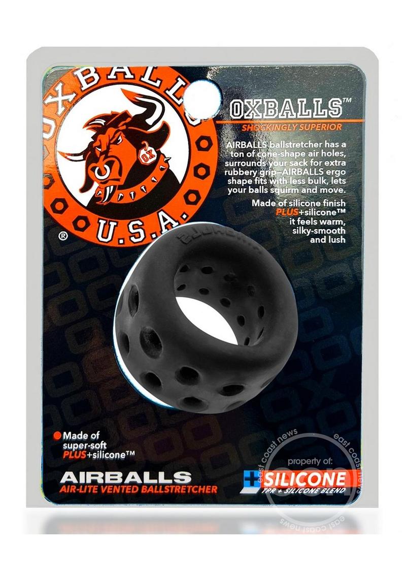 Oxballs Airballs Air-Lite Silicone Ballstretcher - Black Ice - Image 5