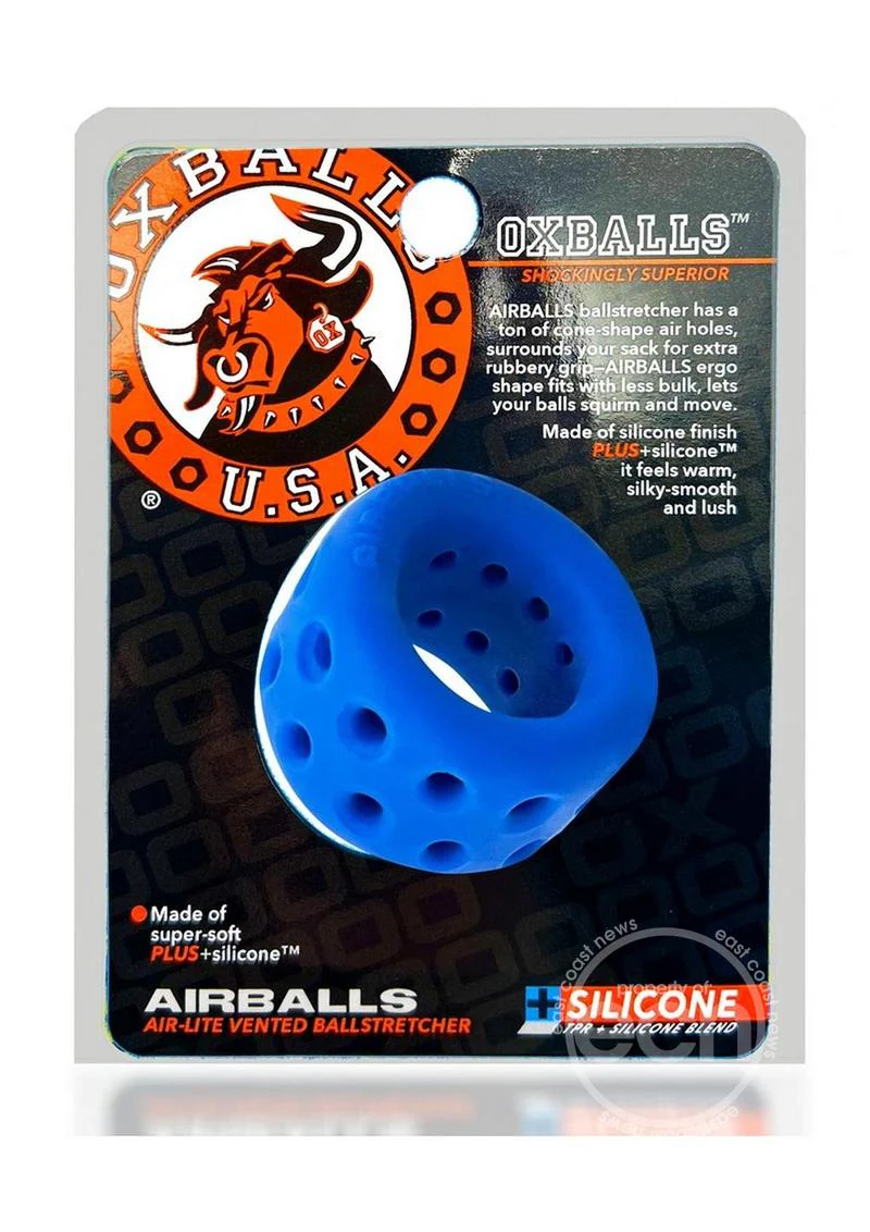 Oxballs Airballs Air-Lite Silicone Ballstretcher - Police - Image 4