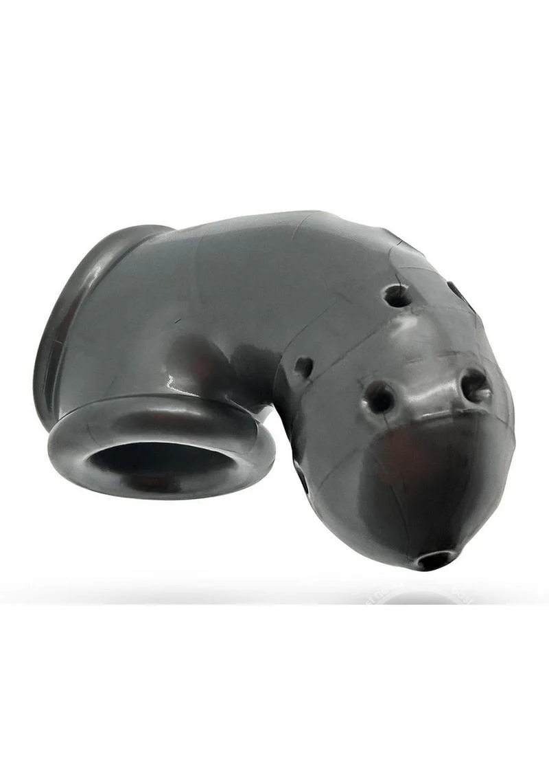 Oxballs Airlock Air-Lite Vented Silicone Chastity - Steel - Image 2