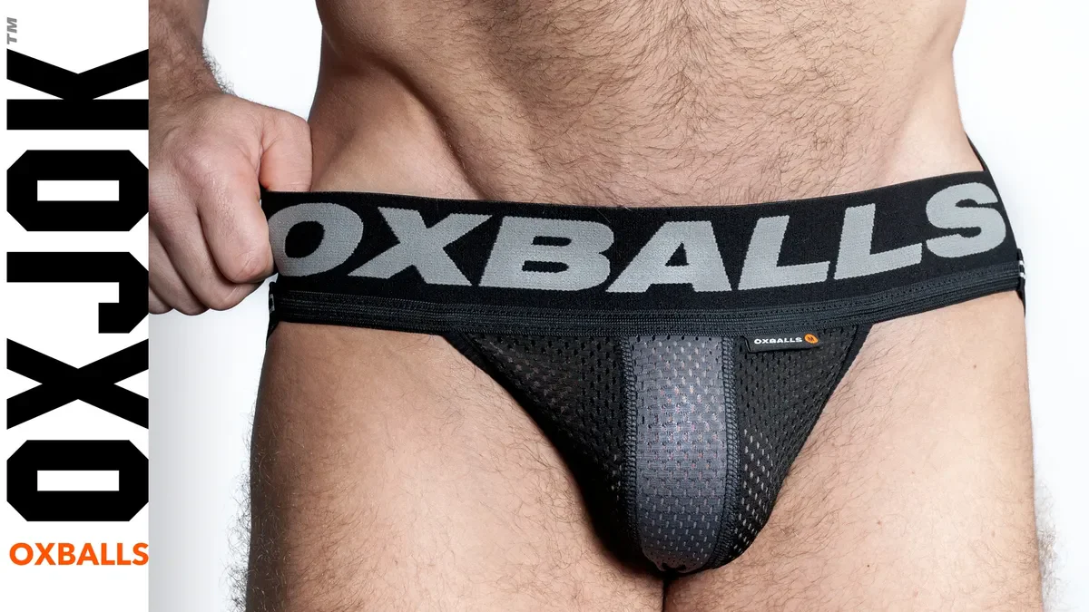 Oxballs Airmesh Swagger Jock - Black - Image 3