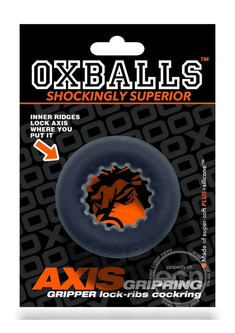 Oxballs Axis Rib Griphold Cockring - Image 15