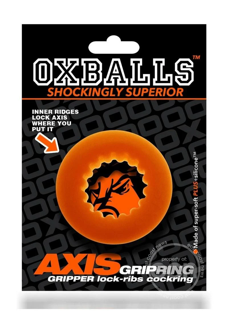 Oxballs Axis Rib Griphold Cockring - Image 5