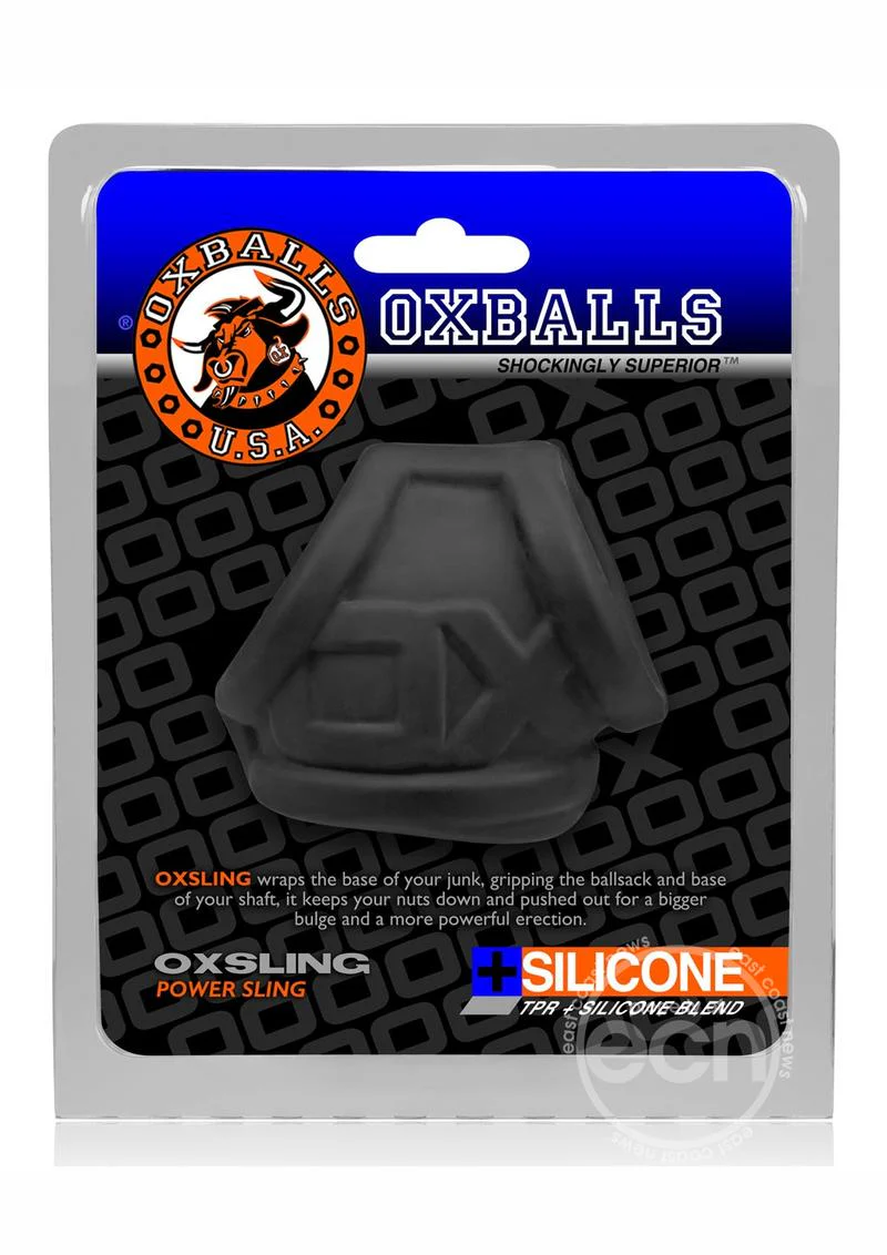 Oxballs Oxsling Silicone Blend Power Sling - Black - Image 2