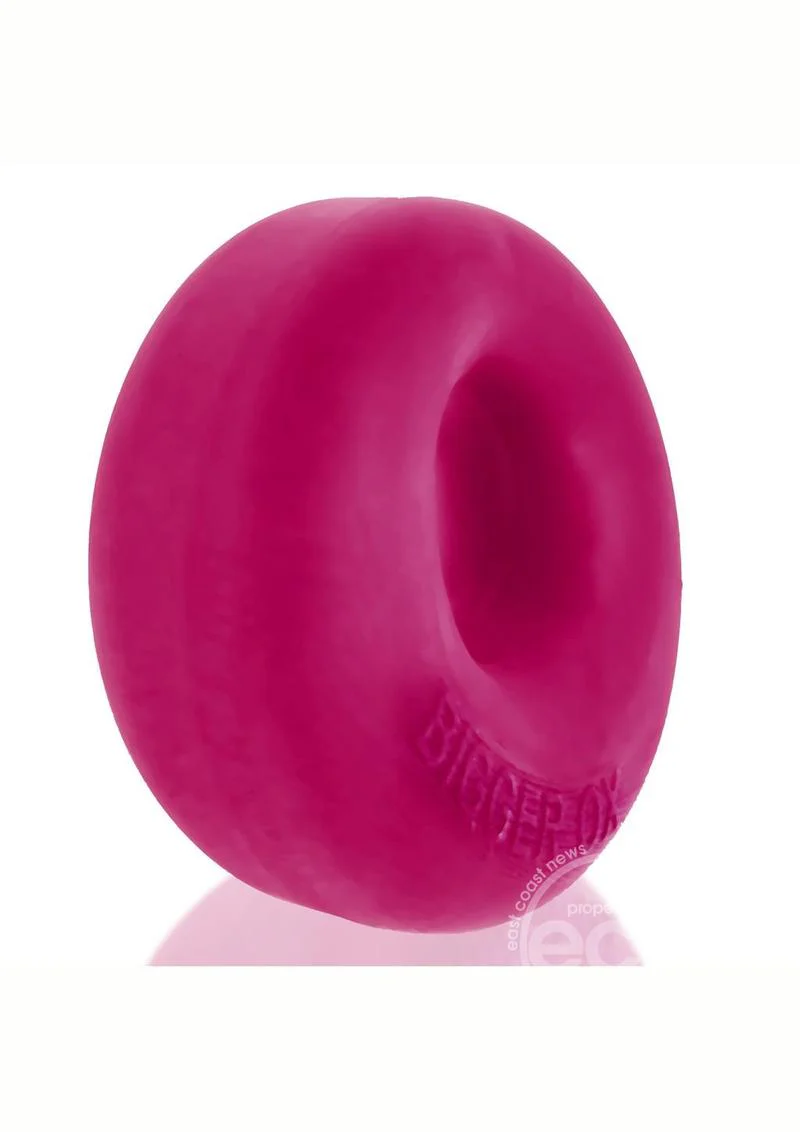 Oxballs Bigger Ox Silicone Cock Ring - Hot Pink Ice - Image 2