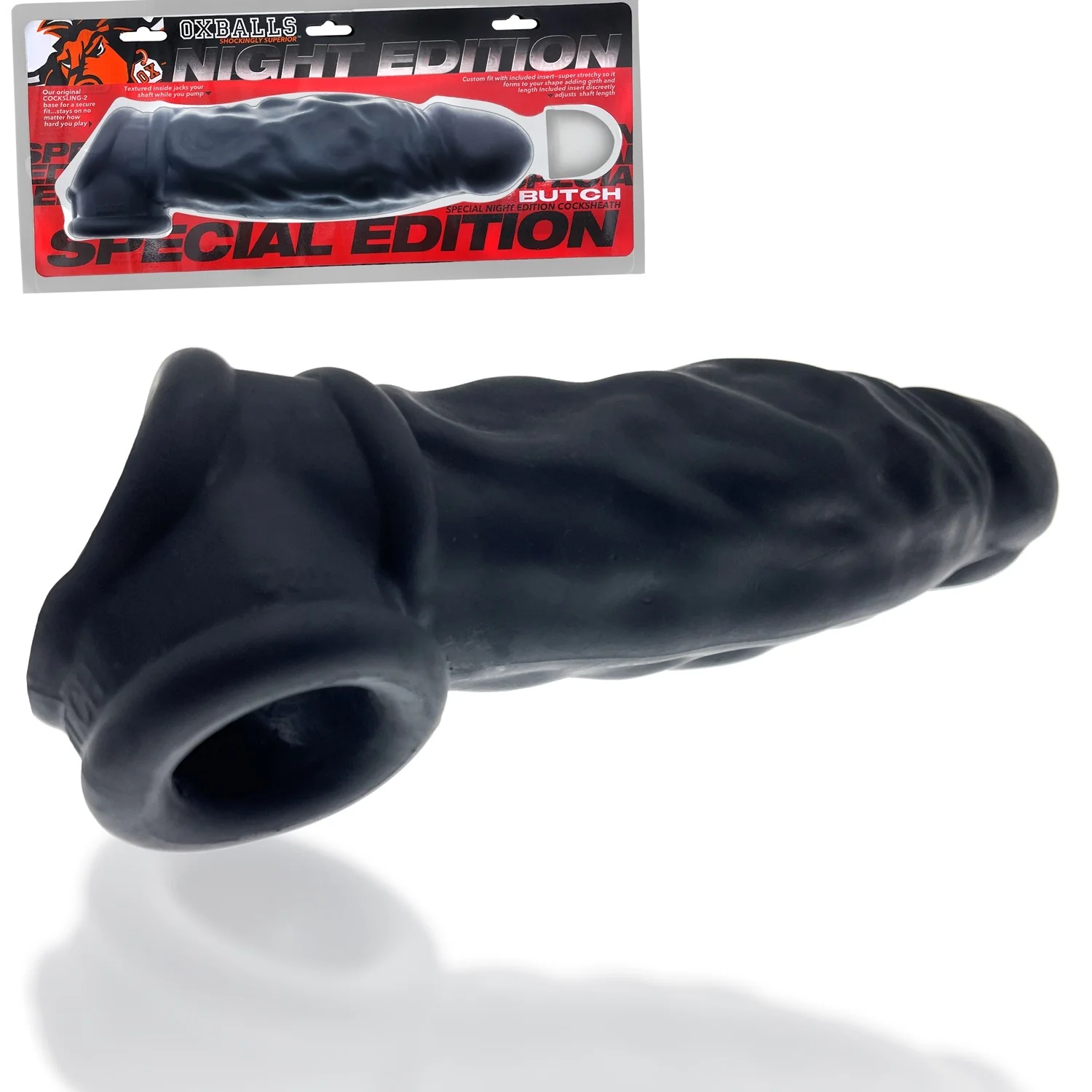 Oxballs Butch Cocksheath With Adjustable Fit Penis Sleeve - Night Edition - Image 7