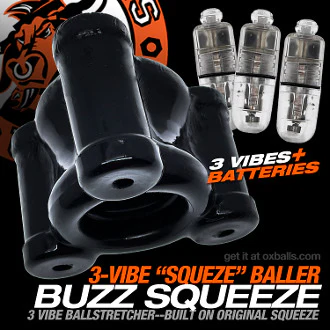 OXBALLS BUZZ SQUEEZE 3-VIBE BALLSTRETCHER - Image 3