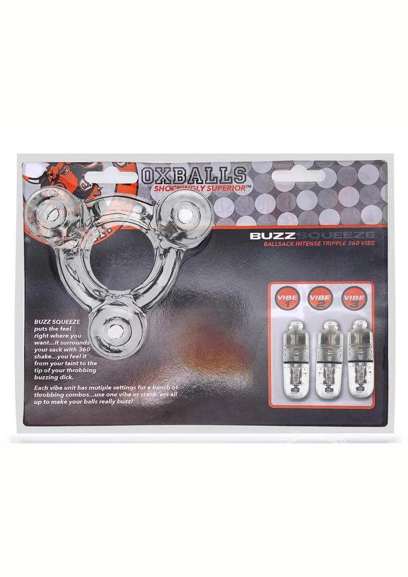 OXBALLS BUZZ SQUEEZE 3-VIBE BALLSTRETCHER - Image 7