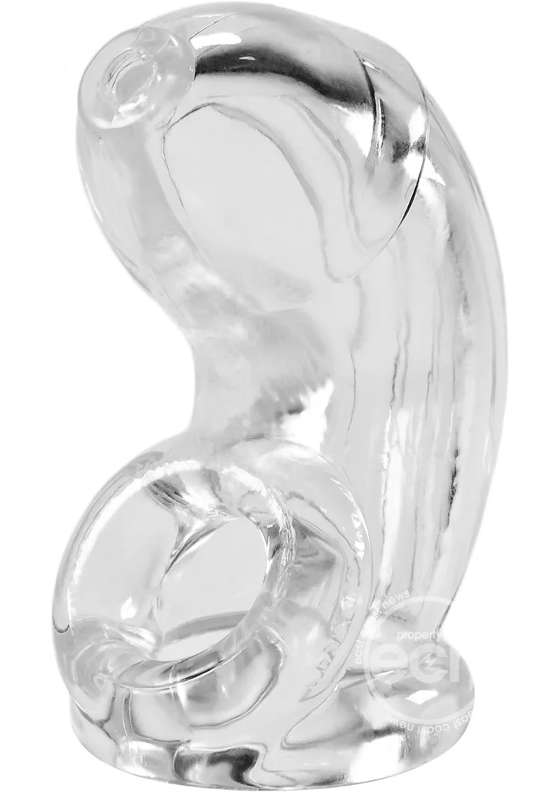 Oxballs Atomic Jock Cock-Lock Chastity Cage - Clear - Image 5