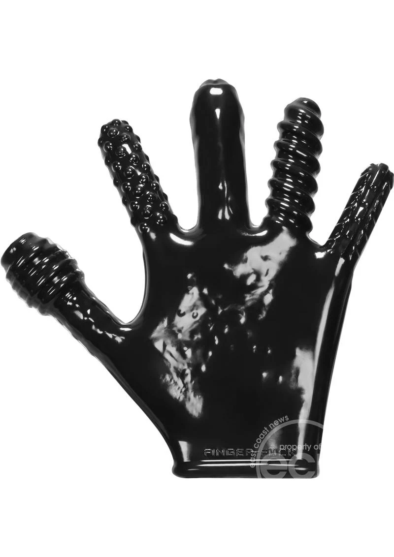 Oxballs Finger Fuck Textured Glove Flex Black - Image 3