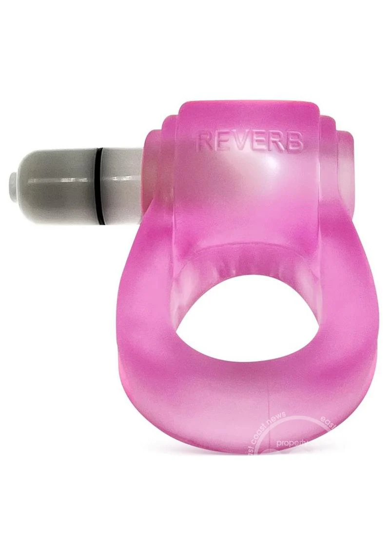 Oxballs Glowdick Silicone Cockring with LED - Pink Ice - Image 5