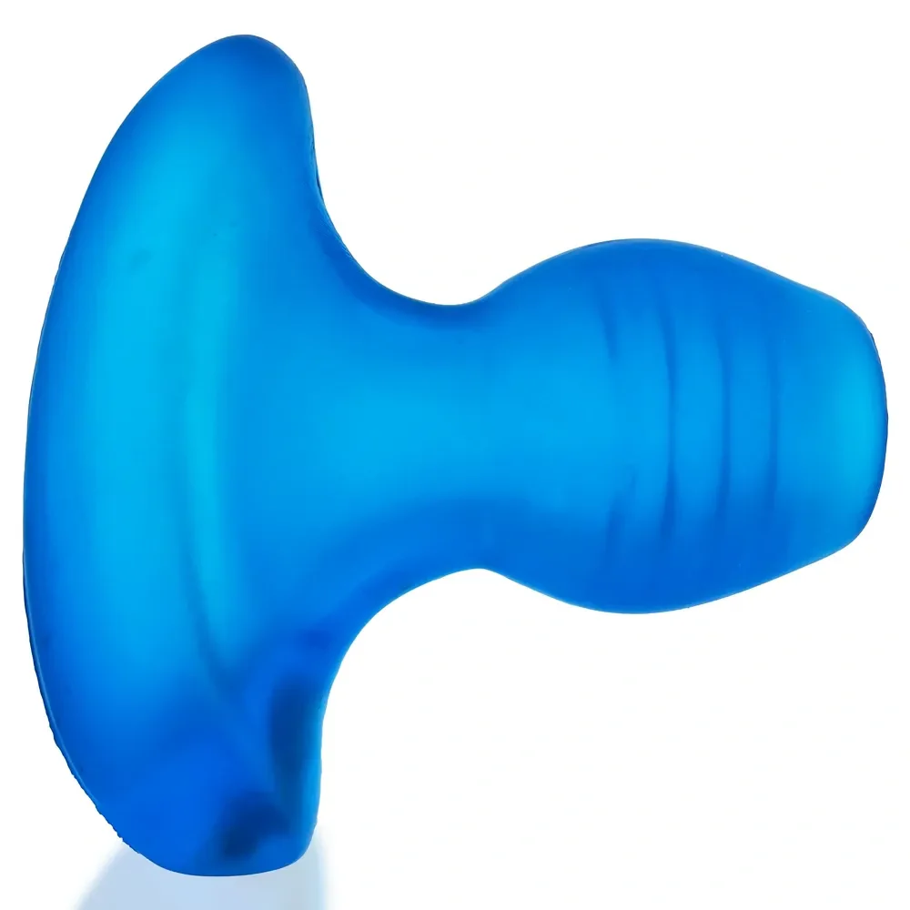 Oxballs Glowhole Hollow Buttplug with LED Insert - Large - Blue Morph - Image 5