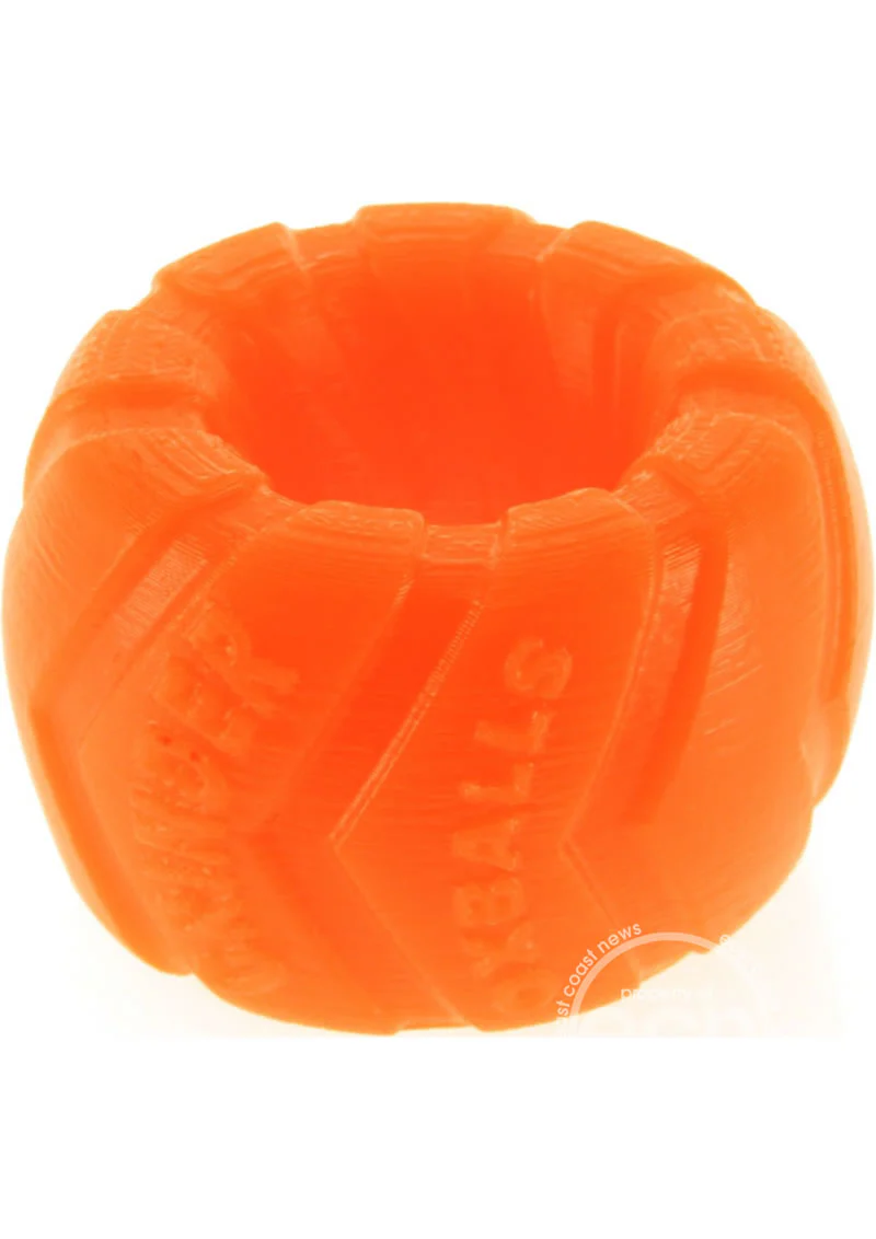 Oxballs Grinder 1 Silicone Ballstretcher Orange 1.5 Inch - Image 3
