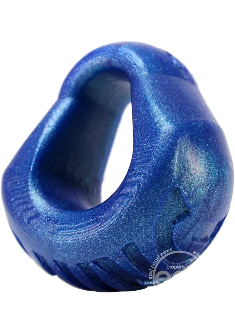 Oxballs Hung Silicone Padded Cockring Blueballs - Image 2