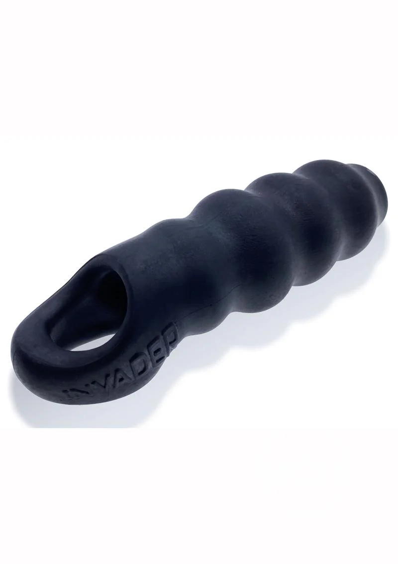 Oxballs Invader Rippled Open-Ended Extender - Black Ice - Image 2