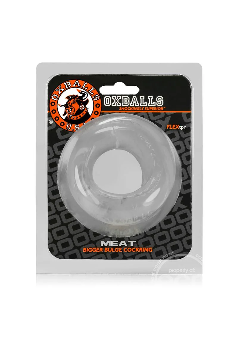 Oxballs Meat Padded Cockring Clear - Image 3