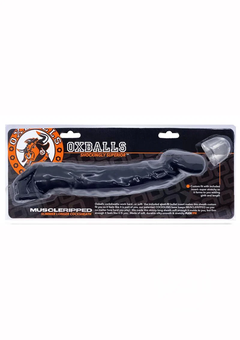 Oxballs Muscle Ripped Cocksheath Extender - black - Image 4
