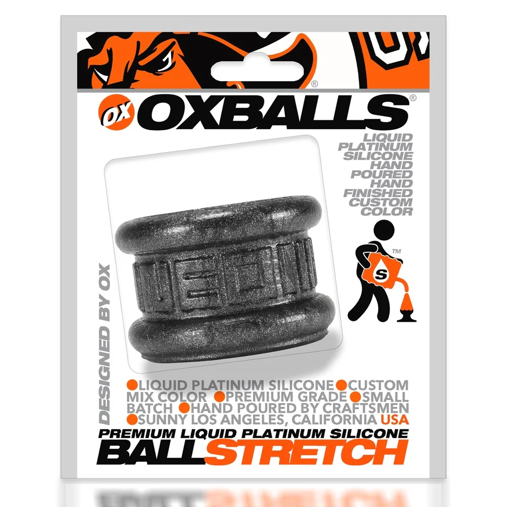 Oxballs Neo-Stretch Silicone Short Ball Stretcher Smoke - Image 2