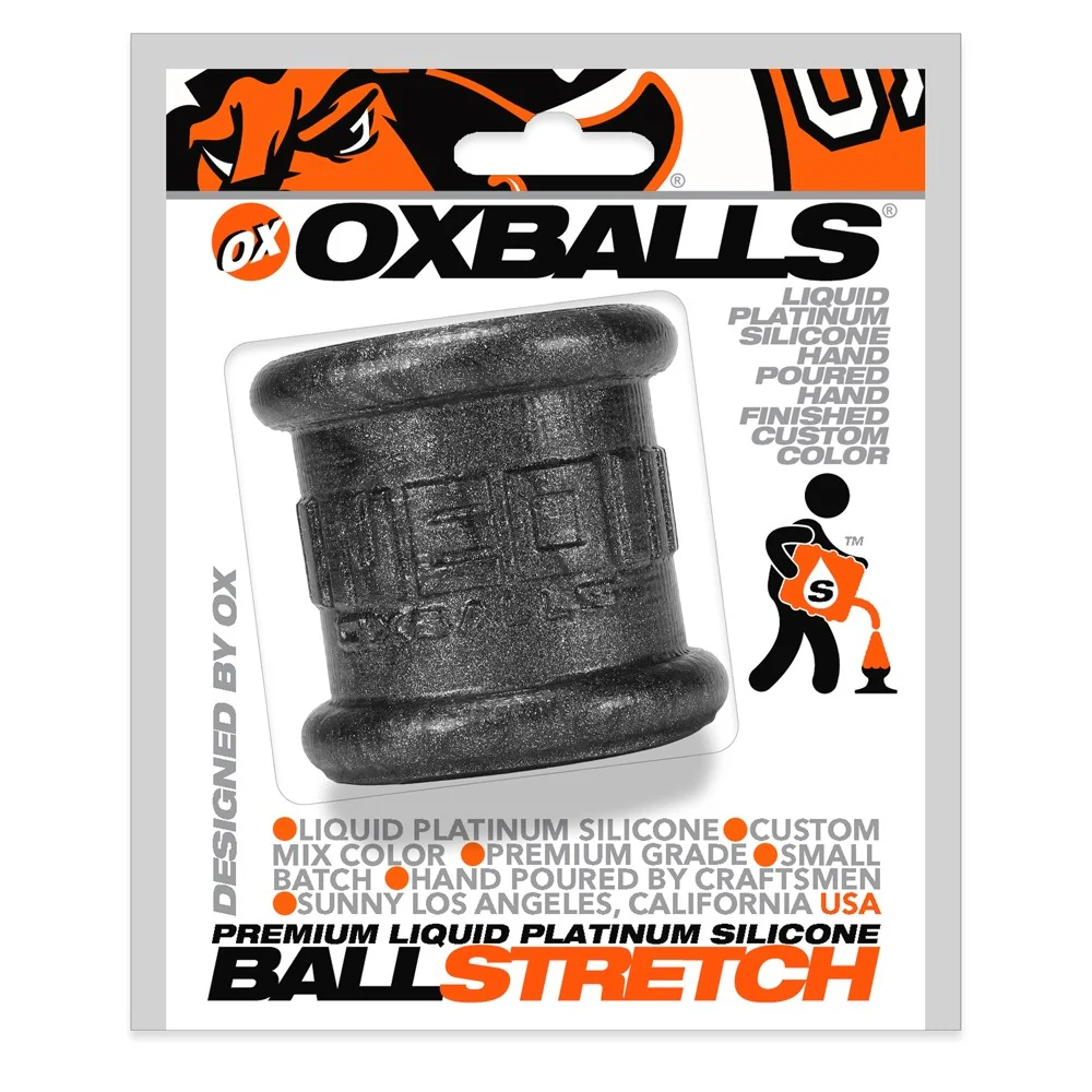 Oxballs Neo-Stretch Silicone Tall Ball Stretcher Smoke - Image 2