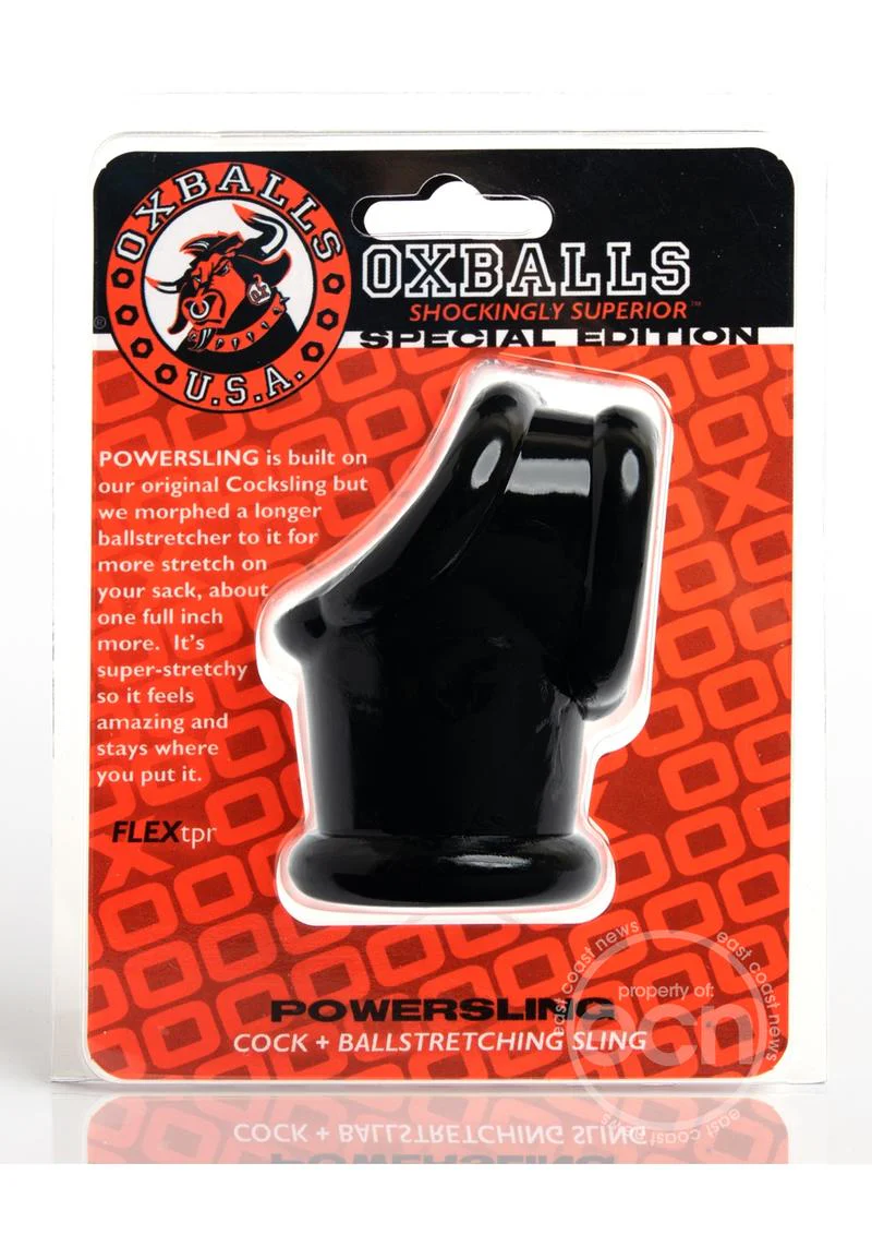 Oxballs Powersling Cock & Ball Stretching Sling Black - Image 2