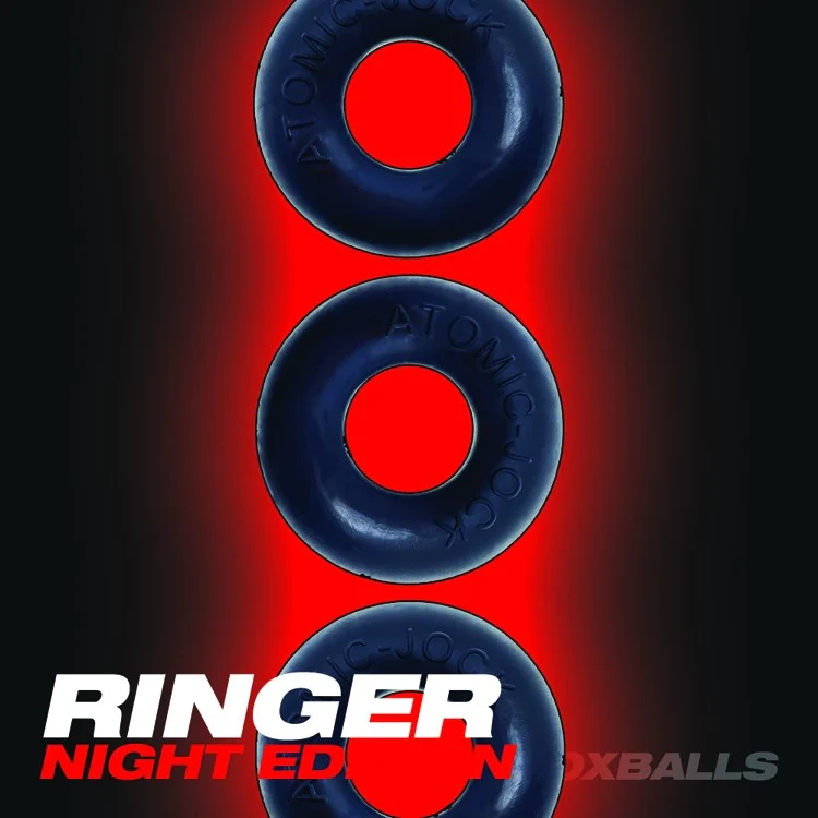 Oxballs Ringer Donut Cockring 3 Pack Night Edition - Image 15