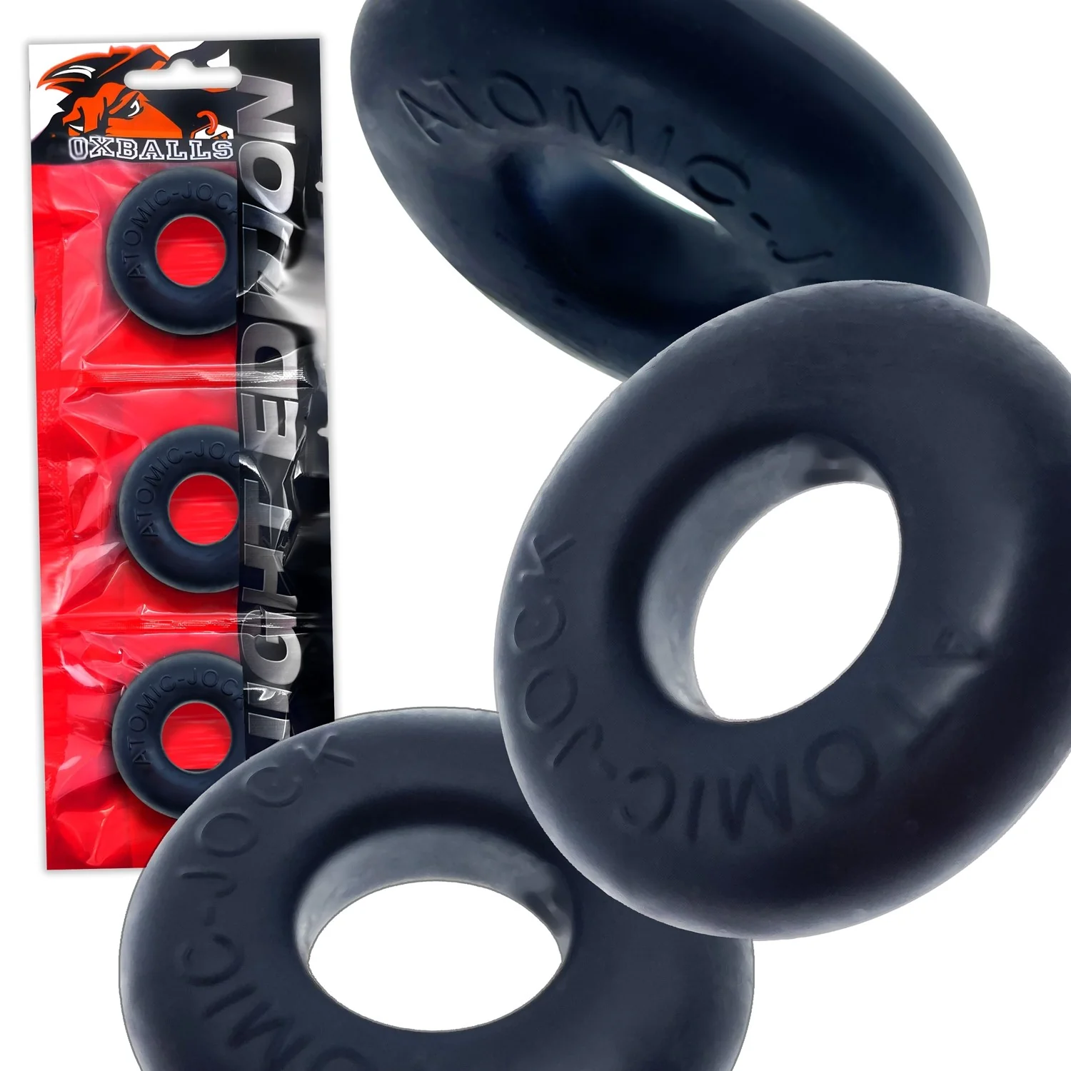 Oxballs Ringer Donut Cockring 3 Pack Night Edition - Image 9