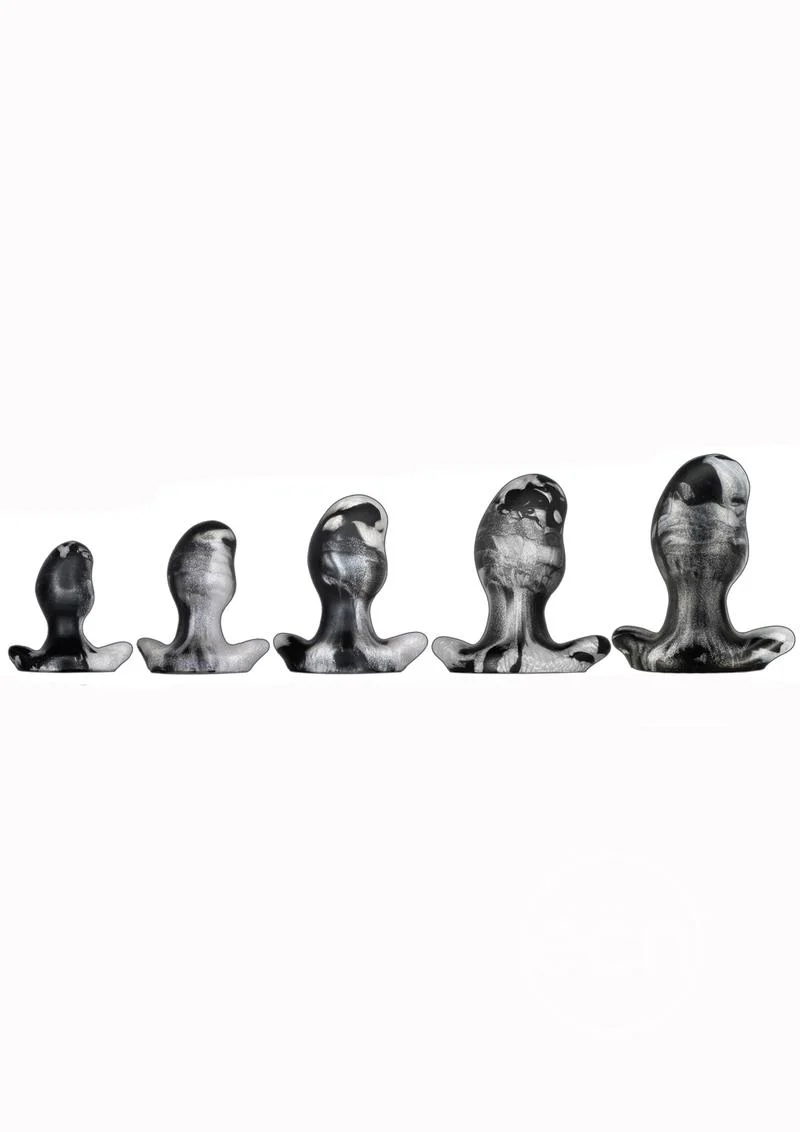 Oxballs Silicone Butt Plug Metallic Swirl Large - Image 3