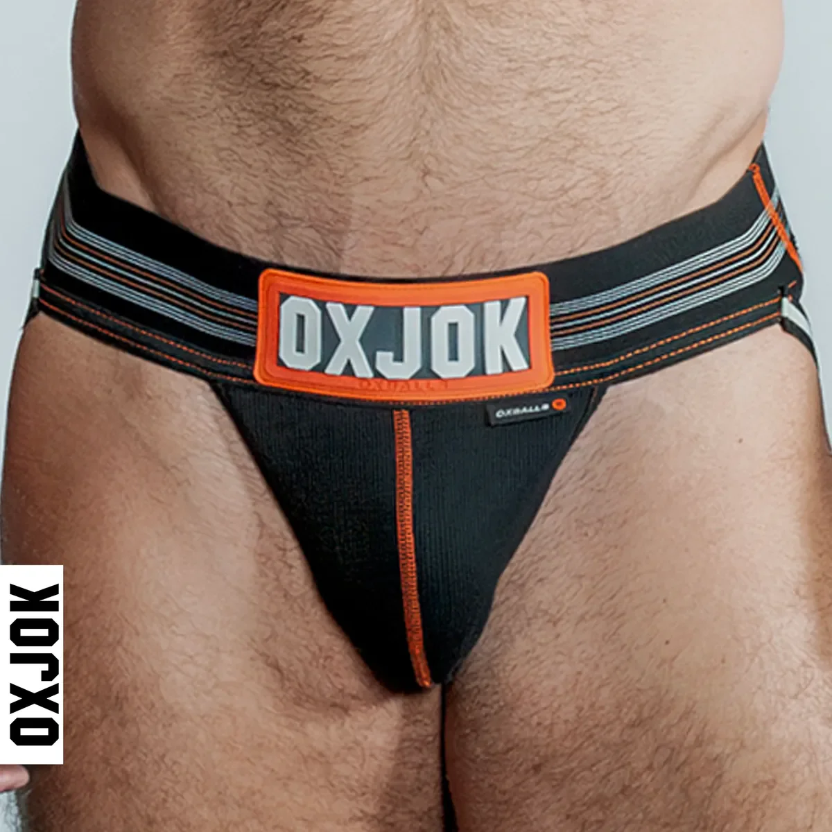 Oxballs Slingjock Slider Jock Strap - Black - Image 3