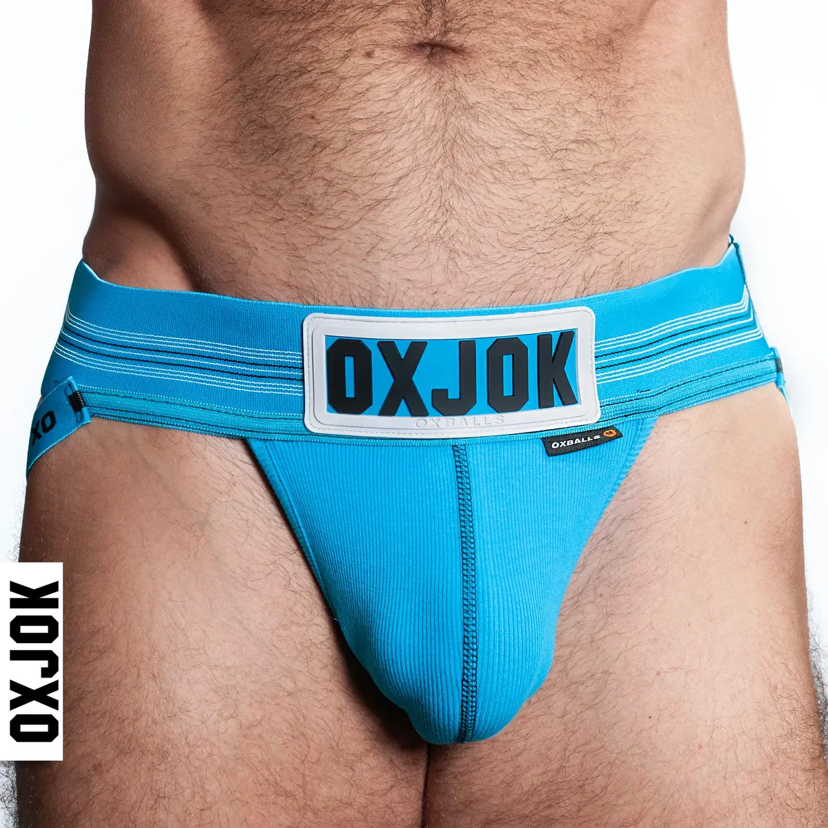 Oxballs Slingjock Slider Jock Strap - Blue - Image 2