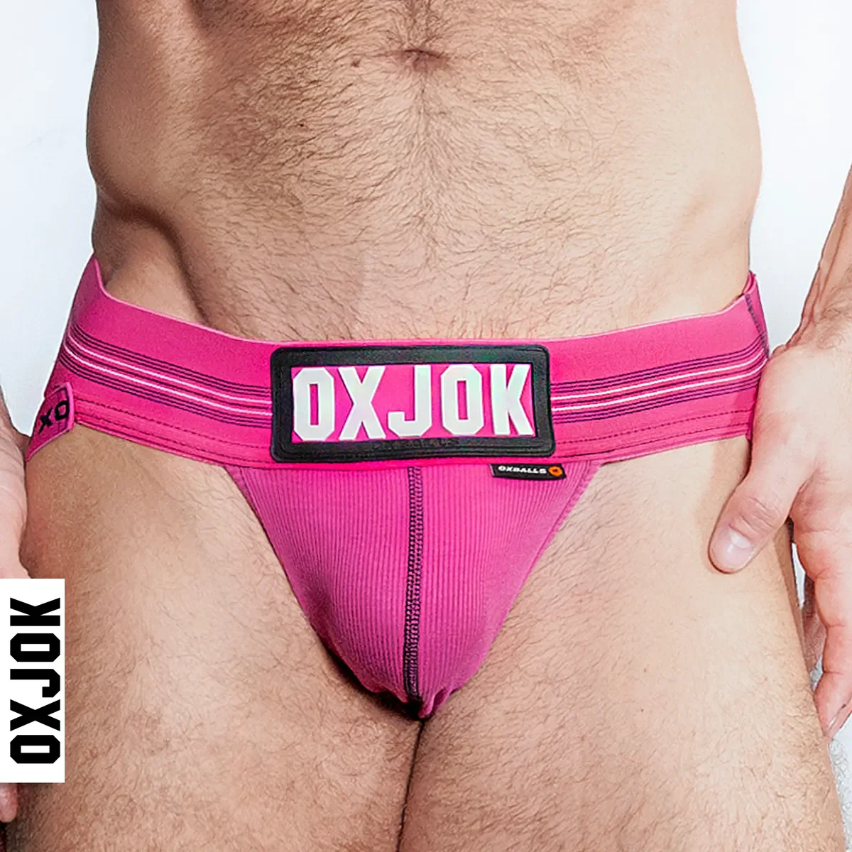 Oxballs Slingjock Slider Jock Strap - Pink - Image 3