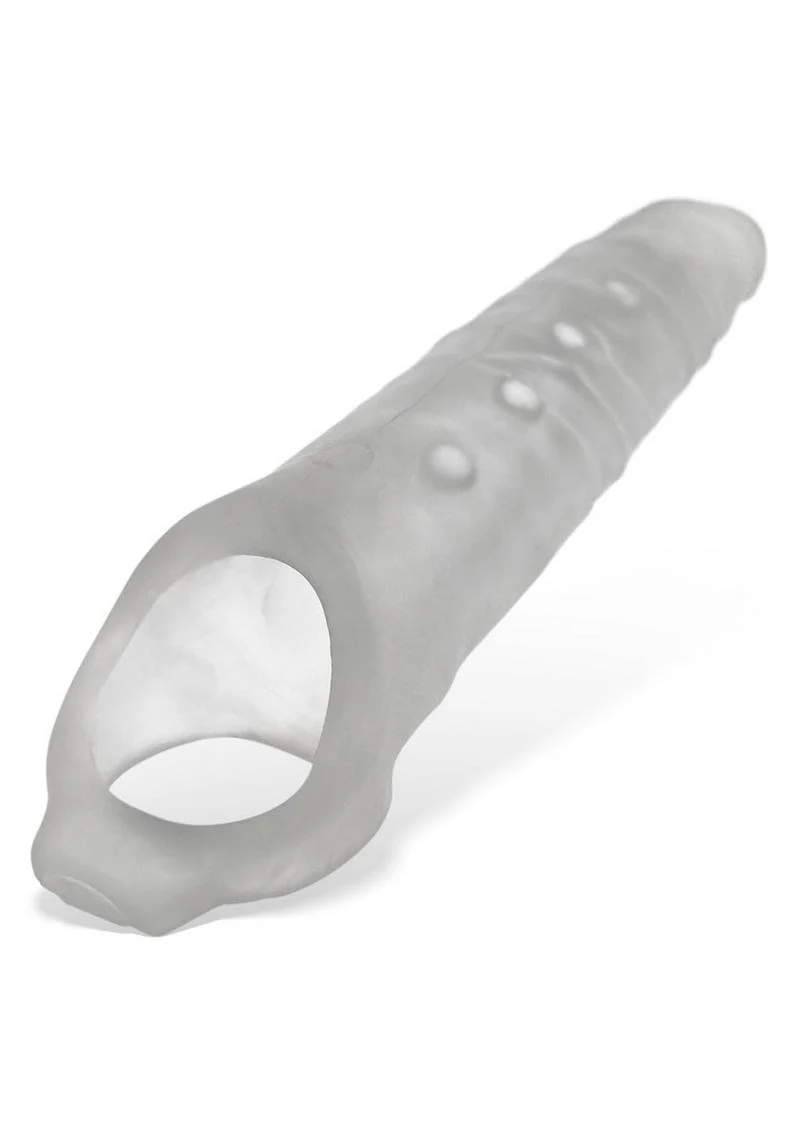 Oxballs Snake Deep-Reacher Silicone Cocksheath - Clear - Image 2