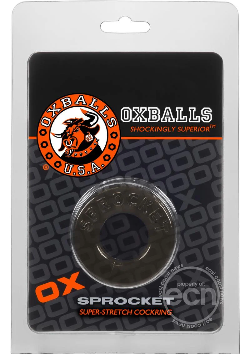 Oxballs Sprocket Super Stretch Cockring SMOKE - Image 2