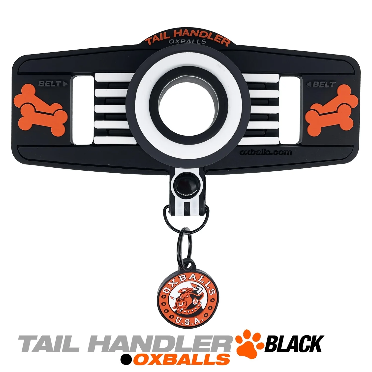 Oxballs Tail Handler Belt Strap Silicone Tail - Black - Image 10