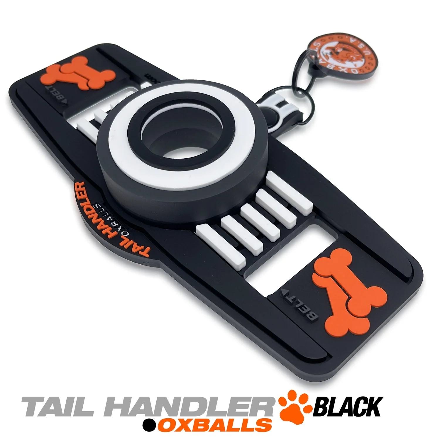 Oxballs Tail Handler Belt Strap Silicone Tail - Black - Image 8